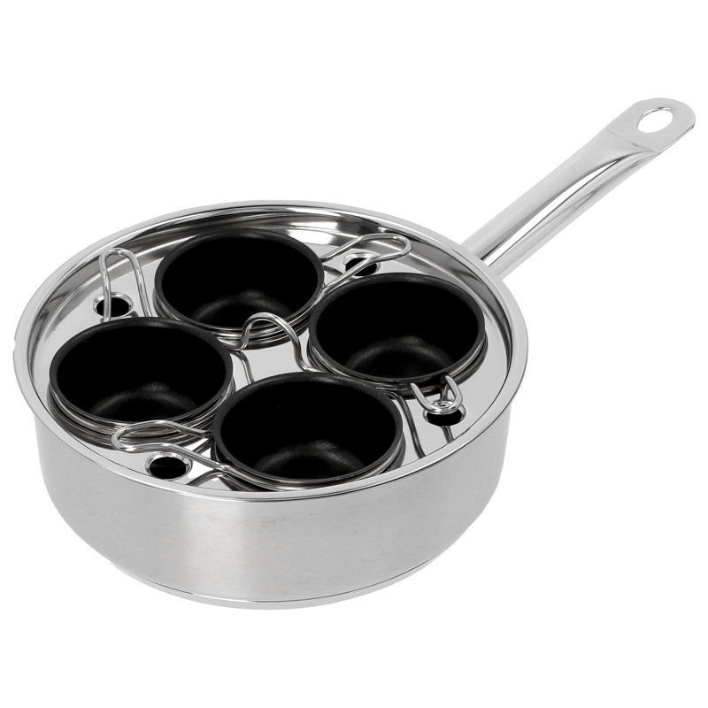 Demeyere Resto 4-cup Stainless Steel Egg Poacher Set & Reviews